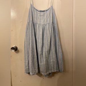 american eagle plaid babydoll tank dress